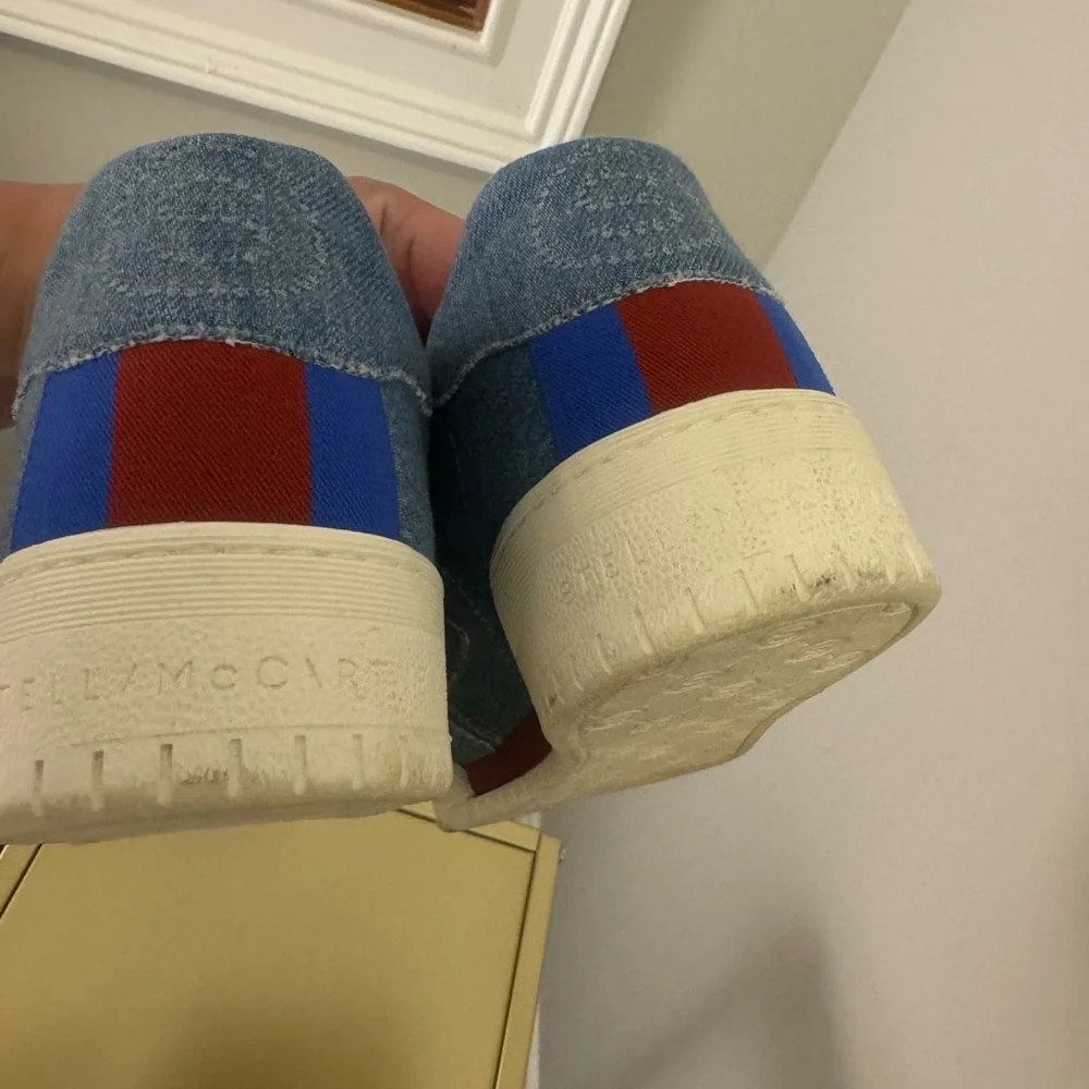 Stella McCartney Terry embroidered platform sneaker size 37. - Picture 7 of 8
